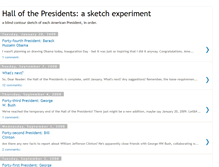 Tablet Screenshot of presidents.mattkirkland.com
